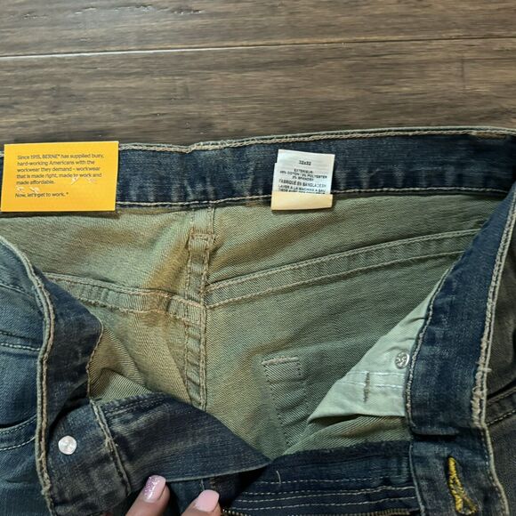 Berne Mens Putty Cotton Blend Flex 180 Pants 32x32 NWT - Picture 10 of 11